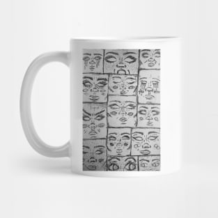 WALL OF FACES Mug